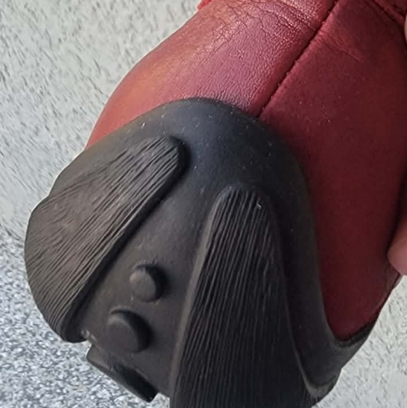 Arche Women's Bordeaux Leather Moccasins - Picture 11 of 12